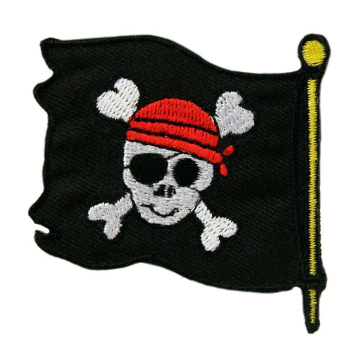 Patch écusson thermocollant Drapeau pirate