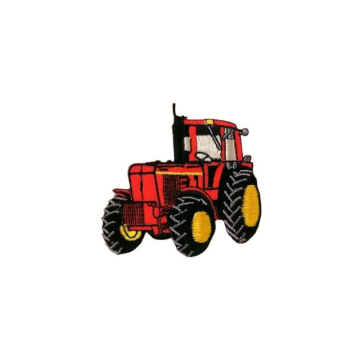 Patch tracteur rouge