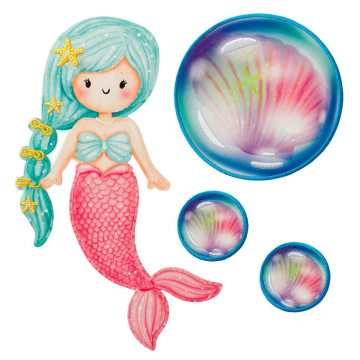 Patch écusson thermocollant Kit Mermaid