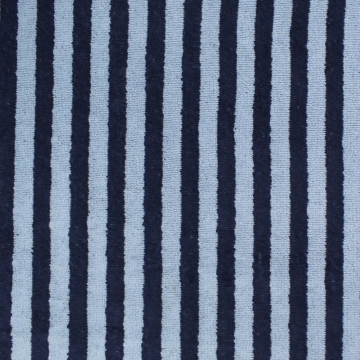Bamboo badstof stripes, blauw
