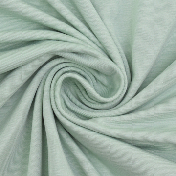 Tissu jersey de bambou, menthe pâle