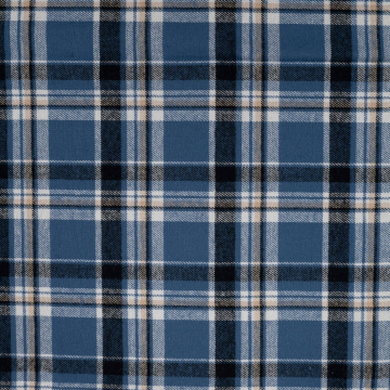 Baumwoll Flanell Karina, jeansblau