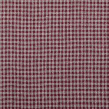 Tissu flanelle à carreaux Small Checks, lie de vin