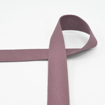 Katoenen tassenband 30 mm, mauve