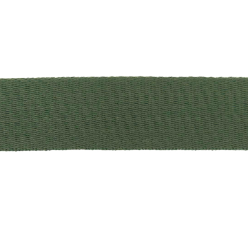 Baumwoll-Gurtband uni altgrün 38 mm
