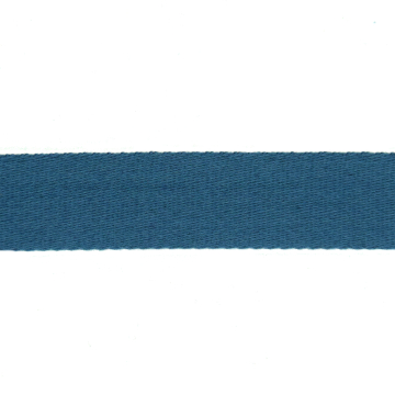 Baumwoll-Gurtband uni jeansblau 38 mm