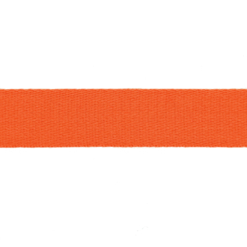 Baumwoll-Gurtband uni orange 38 mm