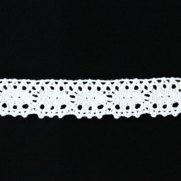 Spitze Borte Elastische Spitzenband  12mm Breit  Weiß 5m 0,60€ /m 