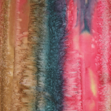 Tissu coton popeline rayé Batik Stripes, multicolore
