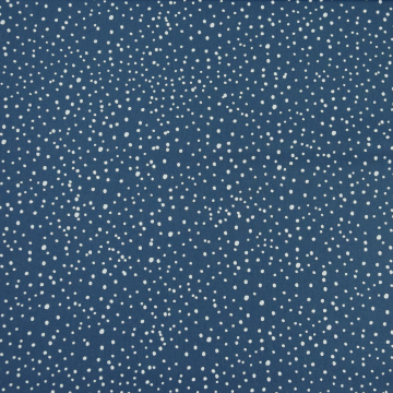 Baumwoll Popeline Flying Dots, blau