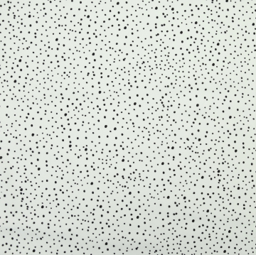 Baumwoll Popeline Flying Dots, wollweiß