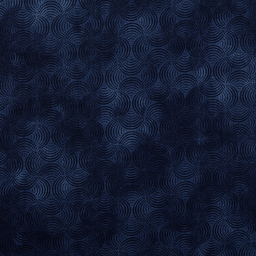 Katoenen stof waves, donkerblauw