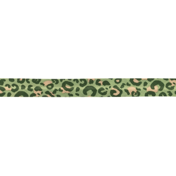 Baumwoll Schrägband Leo 20mm, grün