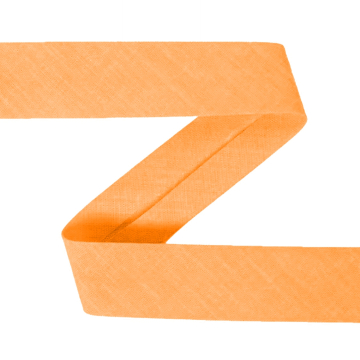 Katoenen biaisband, neonoranje
