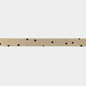 Baumwoll Schrägband Triangle 20mm, beige