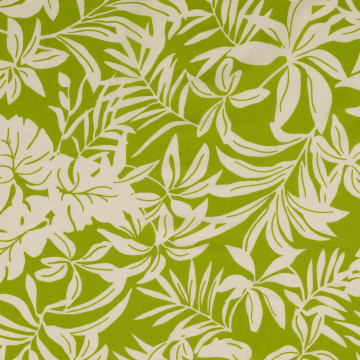 Cotton voile Tropical, green