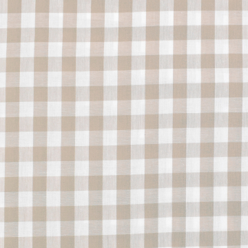 Baumwoll Zefir Karo 17 mm, beige