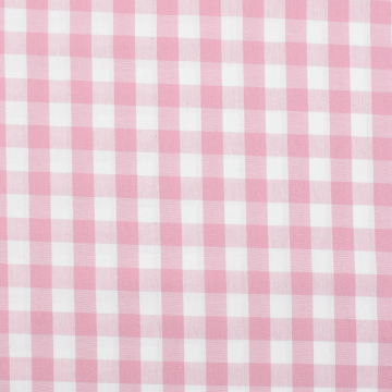 Baumwoll Zefir Karo 17 mm, rosa