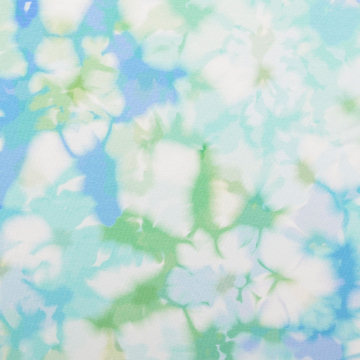 Tissu jersey de coton batik, bleu