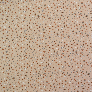 Katoenjersey Mille Fleurs, beige