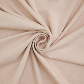 Tissu jersey de coton Pastel, sable