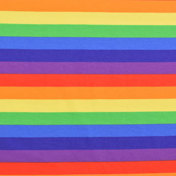 Baumwolljersey Regenbogen, multicolor