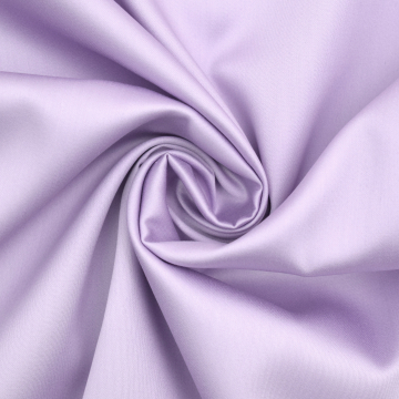 Tissu satin de coton uni, lilas