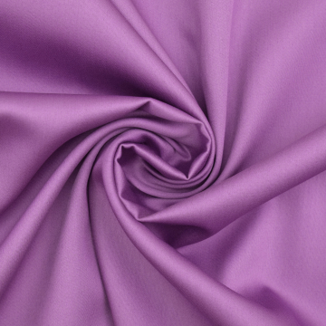 Tissu satin de coton uni, pourpre