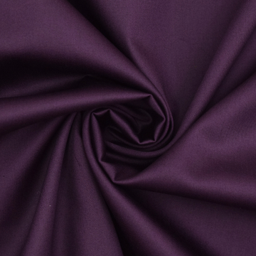 Tissu satin de coton uni, violet
