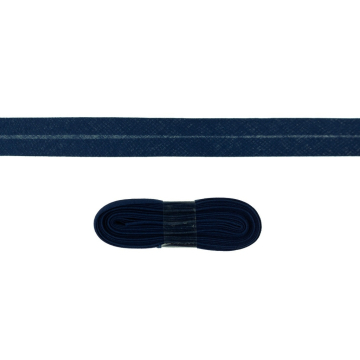 Baumwollschrägband Uni, 3m Stück, dunkelblau