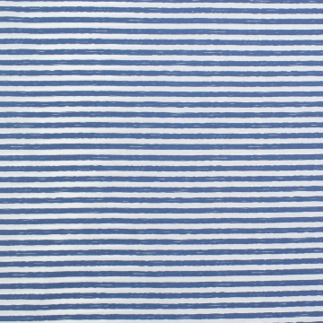 Baumwollstoff Cretonne Streifen, blau