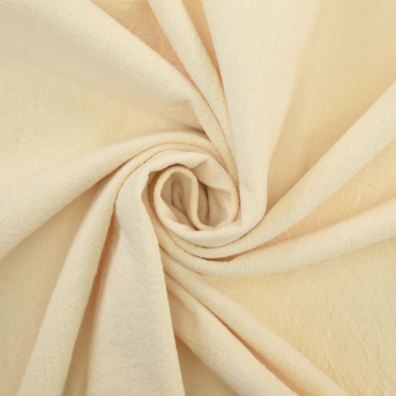 Tissu coton brut naturel cottage Vintage, blanc vanille