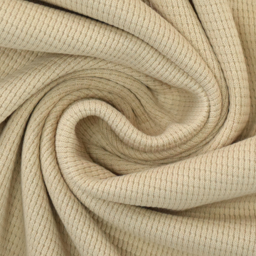 Tissu jersey coton gaufré Lilli, beige clair