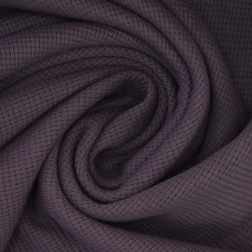 Tissu jersey coton gaufré Lilli, mauve