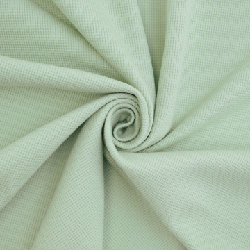 Tissu jersey coton gaufré Mini, menthe claire