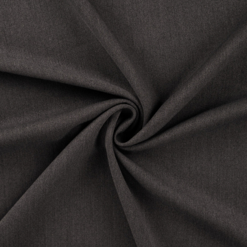 Gabardine Bi-elastisch uni, antracietgrijs gemêleerd
