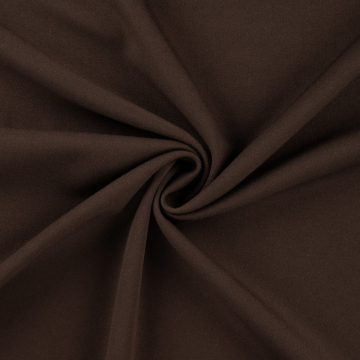Gabardine Bi-elastisch uni, donkerbruin