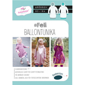 Blaubeerstern Ballontunika Feli by rosarosa Papierschnittmuster