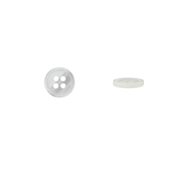 Blusenknopf 11 mm, weiß