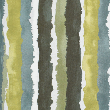Blouse fabric Blurred Stripes, green