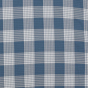 Blouse fabric Jacquard Jiska, blue