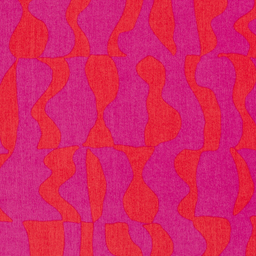 Borken Krepp Abstract, pink
