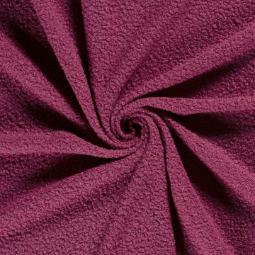 Bouclé, lichfuchsia
