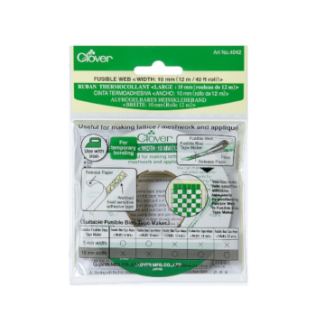 Clover Aufbügelbares Gewebeband 10 mm