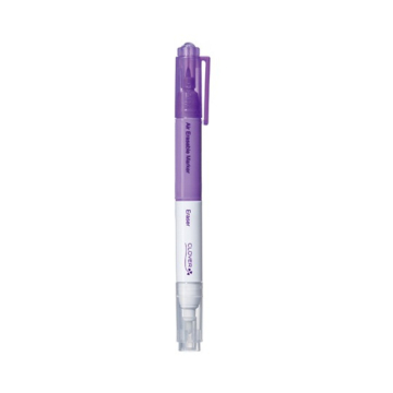 Feutre textile fin effaçable à l’air avec gomme Clover, violet