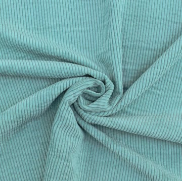 Corduroy effen, hemelsblauw