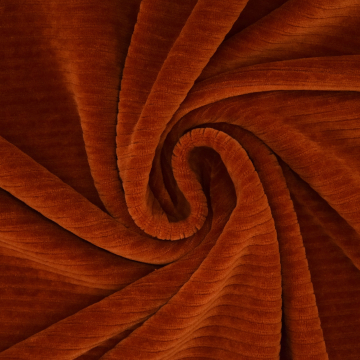 Cordjersey breit, terracotta