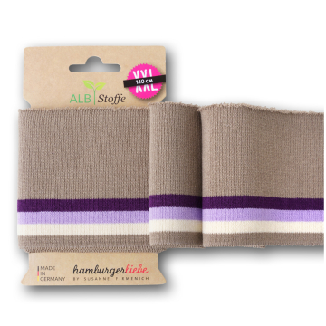 Cuff me College Albstoffe Hamburger Liebe Only you XXL, taupe