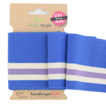 Cuff me College Albstofe Hamburger Liebe Beetles & Bugs XXL, blauw