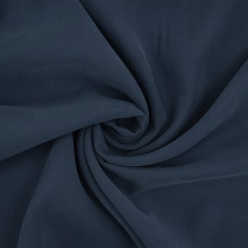 Cupro twill Pia, dark blue